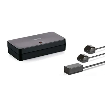 Abbildung von MarmitekInfrarotverlängerung Marmitek Invisible Control 6 XTRA Bedienen von Geräte in einem geschlossenen Schrank kompatibel mit allen europäischen TV Decodern extra kleiner Empfänger Blaster LED