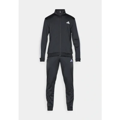Abbildung von adidas Herren SPORTSWEAR BASIC 3 STRIPES TRICOT TRACKSUIT, Black, M