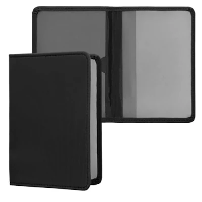 Abbildung von kwmobile Fahrzeugschein Hülle mit Kartenfächern Neopren Etui Tasche für Auto Zulassungsbescheinigung Führerschein Schwarz