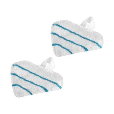 Abbildung von BLACK+DECKER Reinigungs Pads, Delta Ersatzpads für Aufsatz des Steam Mop FSM1630, maschinenwaschbar, 2 Teilig, Ideal Haus und Garten