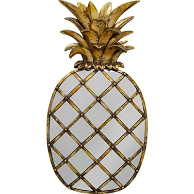 Abbildung von KARE Wandobjekt Pina Mirror, Polyresin, Glas, 50 cm, gold