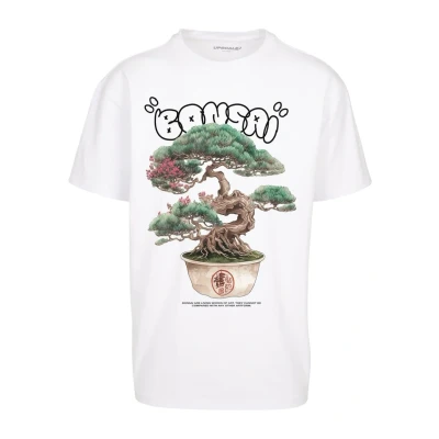 Abbildung von Upscale by Mister Tee Bonsai Heavy Tshirt print, Herren, Größe: Medium, White