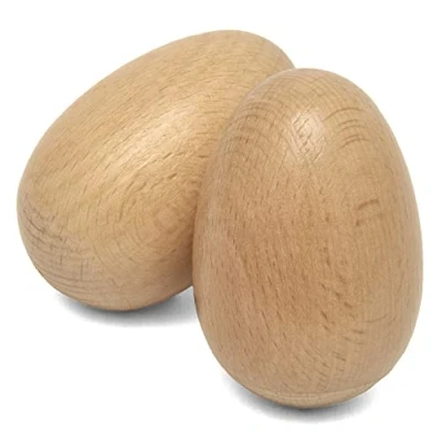 Abbildung von TIGER SHA28 NT Egg Shaker, Holz Natur Ein Paar