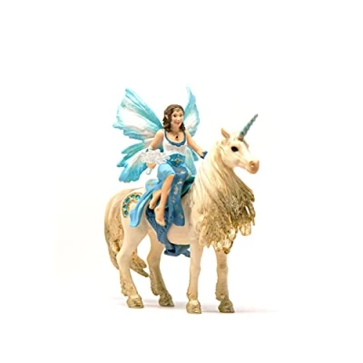 Abbildung von Schleich 42508 Eyela Riding on Golden Unicorn Bayala, 16 x 19 25.5 cm