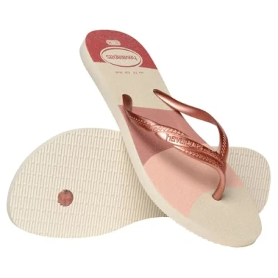 Abbildung von Havaianas Fantasia Gloss, bequeme, minimalistische und vielseitige Flip Flops mit Glitzerakzenten, Damen