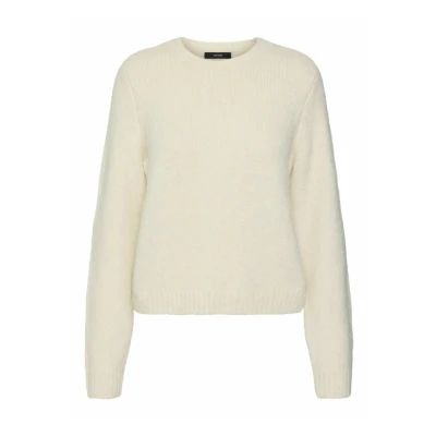 Abbildung von Vero Moda Vmnovah O NECK Strickpullover, Damen, Größe: XS, Birch