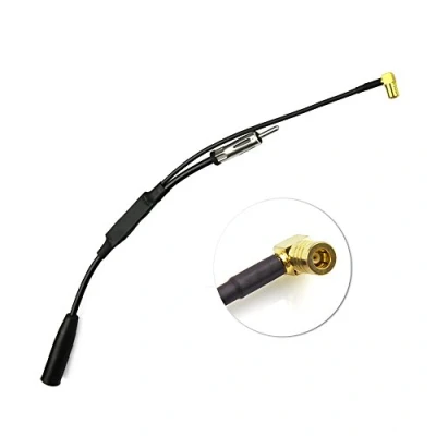 Abbildung von Eightwood DAB+ Antenne Splitter SMB Adapter DIN Stecker für Auto Radio TechniSat Pioneer Sony Kenwood Alpine MEHRWEG