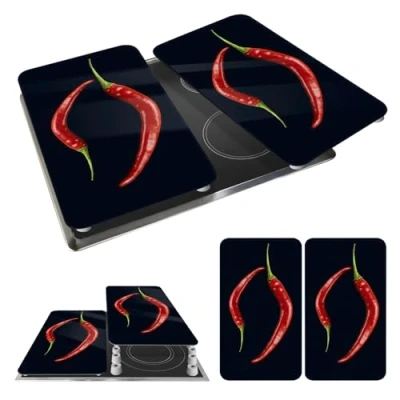 Abbildung von Herdabdeckplatte Universal Peperoni Duo 2er Set