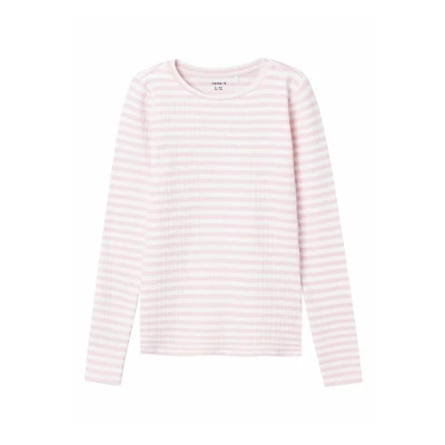 Abbildung von Name it Tshirt Rippstrick Strickpullover für Kinder, Größe: 116, Parfait pink