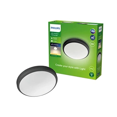 Abbildung von Philips Doris LED Außenleuchte IP54 2.700K schwarz