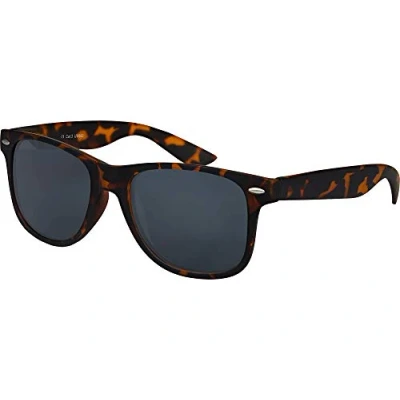 Abbildung von Balinco Sonnenbrille UV400 CAT 3 CE Rubber mit Federscharnier für Damen &amp; Herren (leo smoke)