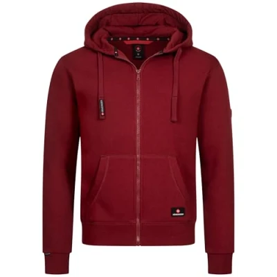 Abbildung von Höhenhorn Woodberg Herren Hoodie Pullover Rot Gr. XL
