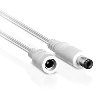 Abbildung von Wicked Chili 5m DC Verlängerungskabel kompatibel mit Philips HUE Lightstrip Plus (White and Color Ambiance) V3 / V4 Bluetooth (Lila Verpackung) Verlängerung für Netzteil S020YM2400083 weiß