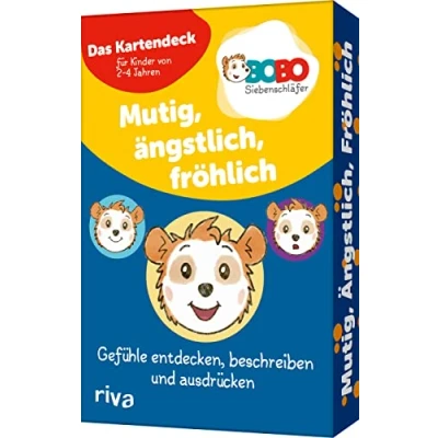 Abbildung von Bobo Siebenschläfer Mutig, ängstlich, fröhlich: Gefühle entdecken, beschreiben und ausdrücken Das Kartendeck für Kinder von 2 4 Jahren. Lernspiel/Denkspiel mit Bildergeschichten