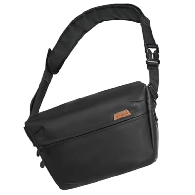 Abbildung von TARION Kameratasche Sling Kamera Schultertasche Fototasche Umhängetasche DSLR SLR Tasche für Kameras, Objektive und Zubehör