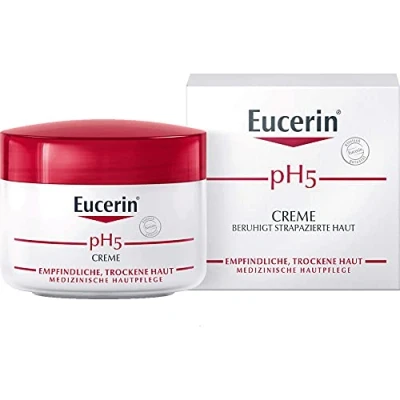 Abbildung von Eucerin pH5 Creme beruhigt strapazierte Haut, 75 ml
