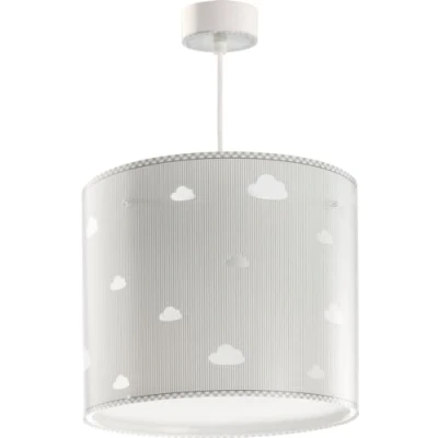 Abbildung von Dalber kinderlampe Pendelleuchte Hängelampe Wolken Sweet Dreams Grau, 26 x 23 cm