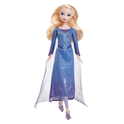 Abbildung von Mattel Disney Die Eiskönigin Elsa Modepuppe mit Zubehör, Eisläuferin Look abnehmbarem Kleid und Schlittschuhen, zusätzlichem Paar Schuhe. Inspiriert von Eiskönigin: Winterfest“, JBG53