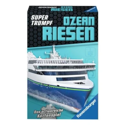 Abbildung von Ravensburger Kartenspiel, Supertrumpf Ozeanriesen 20698, Quartett und Trumpf Spiel für Technik Fans ab 7 Jahren