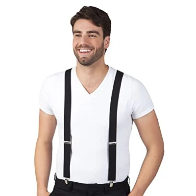 Abbildung von Boland 00590 Basic Hosenträger, Herren, Einfarbig, schwarz, nero