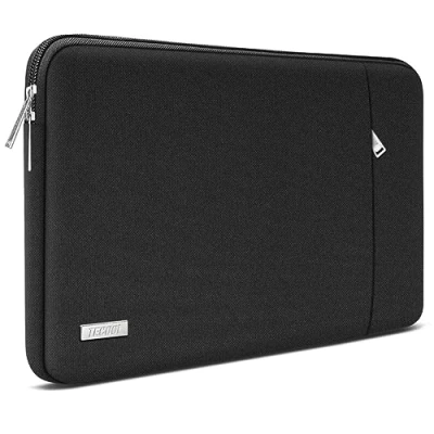 Abbildung von TECOOL 13,3 Zoll Laptop Tasche MacBook für Air 13 13.6 M3 M2 M1 2024 2022 2010, Pro 14 2023 2021,MacBook 2012,13,3 wasserdichtem Schutzhülle, Schwarz