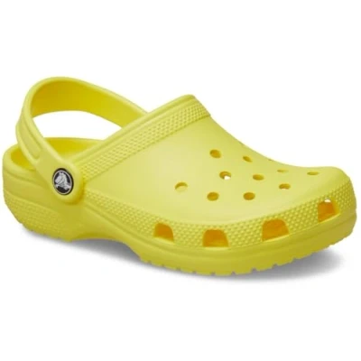 Abbildung von Crocs Classic Unisex Badesandale für Kinder, Größe: 28/29, Cyber yellow Kunststoff
