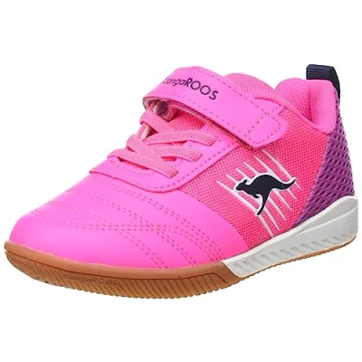 Abbildung von KangaROOS Unisex Kinder Super Court Ev Sneaker, Neon Pink Fuchsia 6211, 30 EU