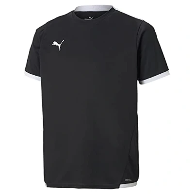 Abbildung von puma Unisex Kinder Teamliga Jersey Jr Shirt, Black White, 164 EU