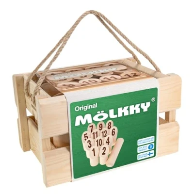 Abbildung von Tactic 40268 Original Mölkky in Holzkiste (Big Size)