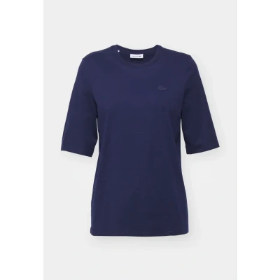 Abbildung von Lacoste Tshirt basic, Damen, Größe: 38, Navy blue