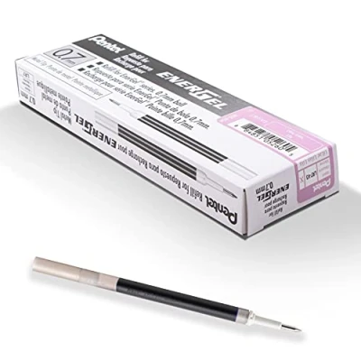 Abbildung von Pentel EnerGel LR7 Nachfüllmine für 0.7 mm Gelschreiber, lila (12 Stück)