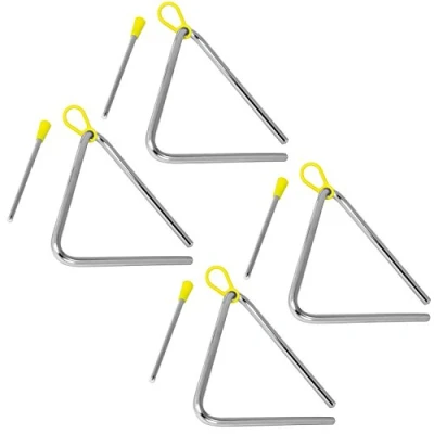Abbildung von TIGER 15 cm 4 Stück Triangle Instrument mit Schlägel