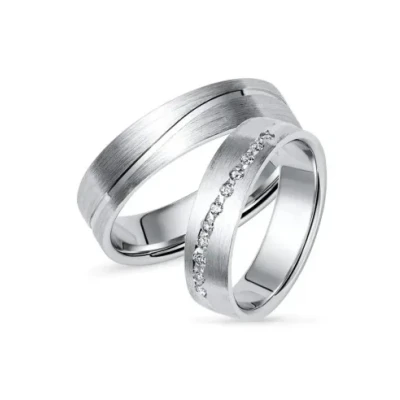Abbildung von Partnerring Alice &amp; Roger Eheringe