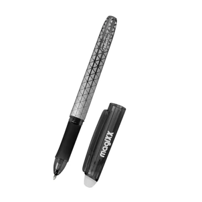 Abbildung von Online Radierstift magiXX Gelschreiber Schwarz mit 0,7mm Strichstärke I Tintenroller radierbar zum Schreibenlernen &amp; fürs Büro, Erasable Pen Set Radierbarer Kugelschreiber Studenten, Schüler