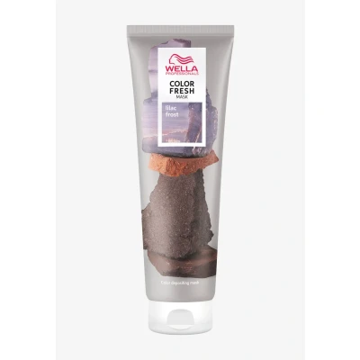Abbildung von Wella Professionals Color Fresh Mask Lilac Frost Haarkur zum Beleben und Verändern der Haarfarbe pflegende Silber Tönung mit Avocadoöl für helles aufgehelltes Haar 150 ml