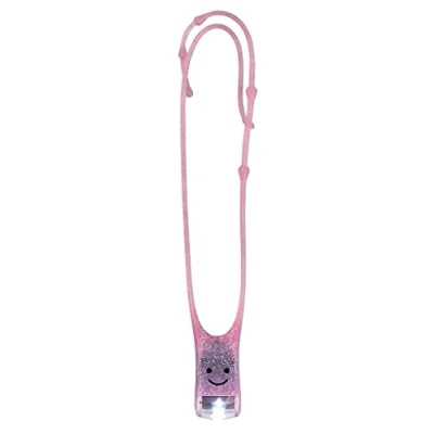 Abbildung von moses. Lese Buddy Das Leselicht für Kinder Multifunktionale Leselampe in Rosa mit Glitzer Taschenlampe zum Umhängen, 26245