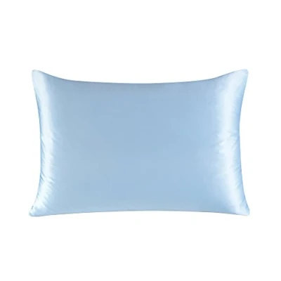 Abbildung von Townssilk 19 Momme 100% Seide Kissenbezug 1 Stück 50x70cm Iceblue