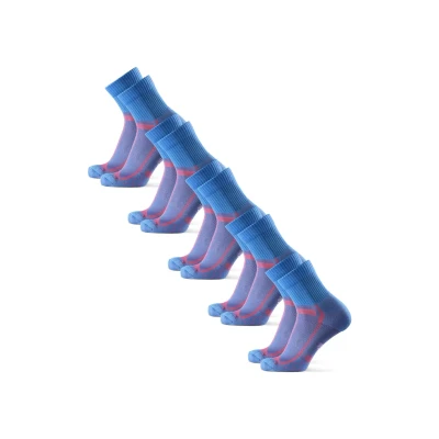 Abbildung von Danish Endurance LONG Distance Running 5 PACK Sportsocken, Größe: 39 42, Blue orange