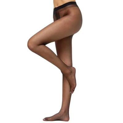 Abbildung von Nur Die Transparent 15 DEN Fein Strumpfhose seidig glänzende Optik Komfortbund feine Naht unsichtbar Damen
