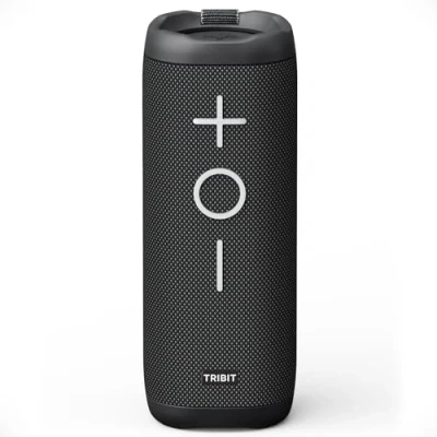 Abbildung von Tribit StormBox 2 Bluetooth Lautsprecher mit 34W 360 Raumklang, XBass Tech, 24 Stunden Spielzeit, IPX7 wasserdicht, 5.3, TWS Kopplung, tragbarer Funk für draußen