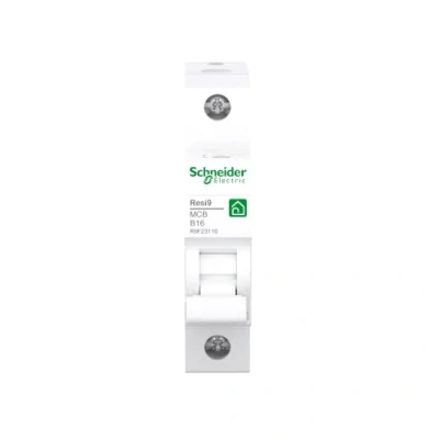 Abbildung von Schneider Electric Leitungsschutzschalter RESI9 1P 16A B 6KA, R9F23116