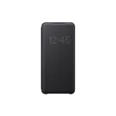 Abbildung von Samsung LED View Smartphone Cover EF NG980 für Galaxy S20 5G Handy Hülle, Anzeige, Kartenhalterung, schwarz 6.2 Zoll