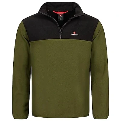 Abbildung von Höhenhorn Skyja Herren Fleece Pullover Schwarz/Grün Gr. L