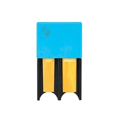Abbildung von D&#039;Addario Reed Guard für 4 Klarinetten /Saxophonblätter, Blister mit 1 Stück, blau
