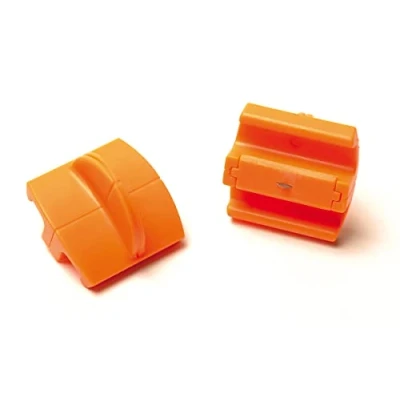 Abbildung von Original Fiskars Ersatzklingen Für Papierschneidemaschinen, 2 Stück, gerade Schnitte, High Profile TripleTrack, Orange, 1003904