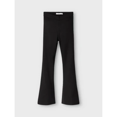 Abbildung von NAME IT Mädchen Nkffrikkali Bootcut Pant Noos Hose, Schwarz (Black Black), 116