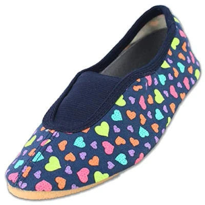 Abbildung von Beck Mädchen Hearts, Rist Gymnastikschuhe, Dunkelblau, 35 EU