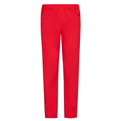 Abbildung von MISEMIYA Arbeitshosen Unisex ELASTISCHE MEDIZINISCHE Schlupfhose Uniformen SANITÄR Arbeitshose 8312 Large, Rot