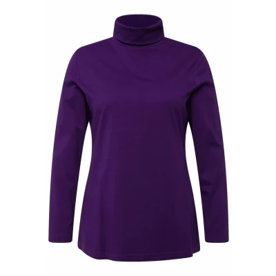 Abbildung von Ulla Popken Damen Basic shirtrolli T Shirt, Tiefes Violett, 54 56 EU