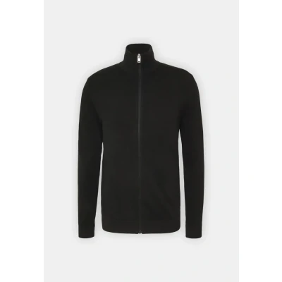 Abbildung von Selected Homme Slhberg FULL ZIP Strickjacke, Herren, Größe: Medium, Black